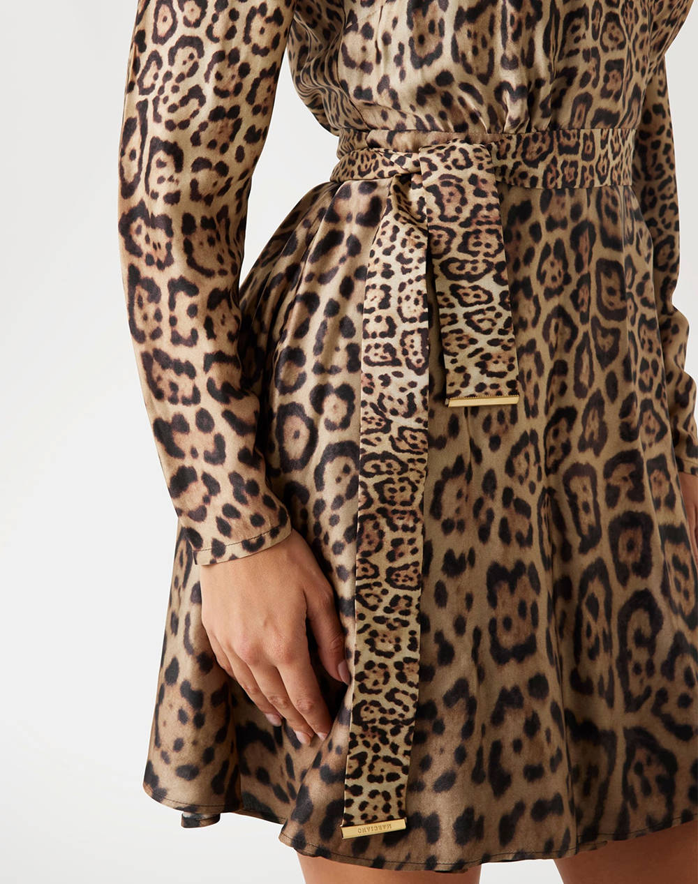 GUESS BY MARCIANO ALANIS WRAP W/TIE LS DRESS ΦΟΡΕΜΑ ΓΥΝΑΙΚΕΙΟ 5YGK287298A-P1TO Multi φωτογραφία