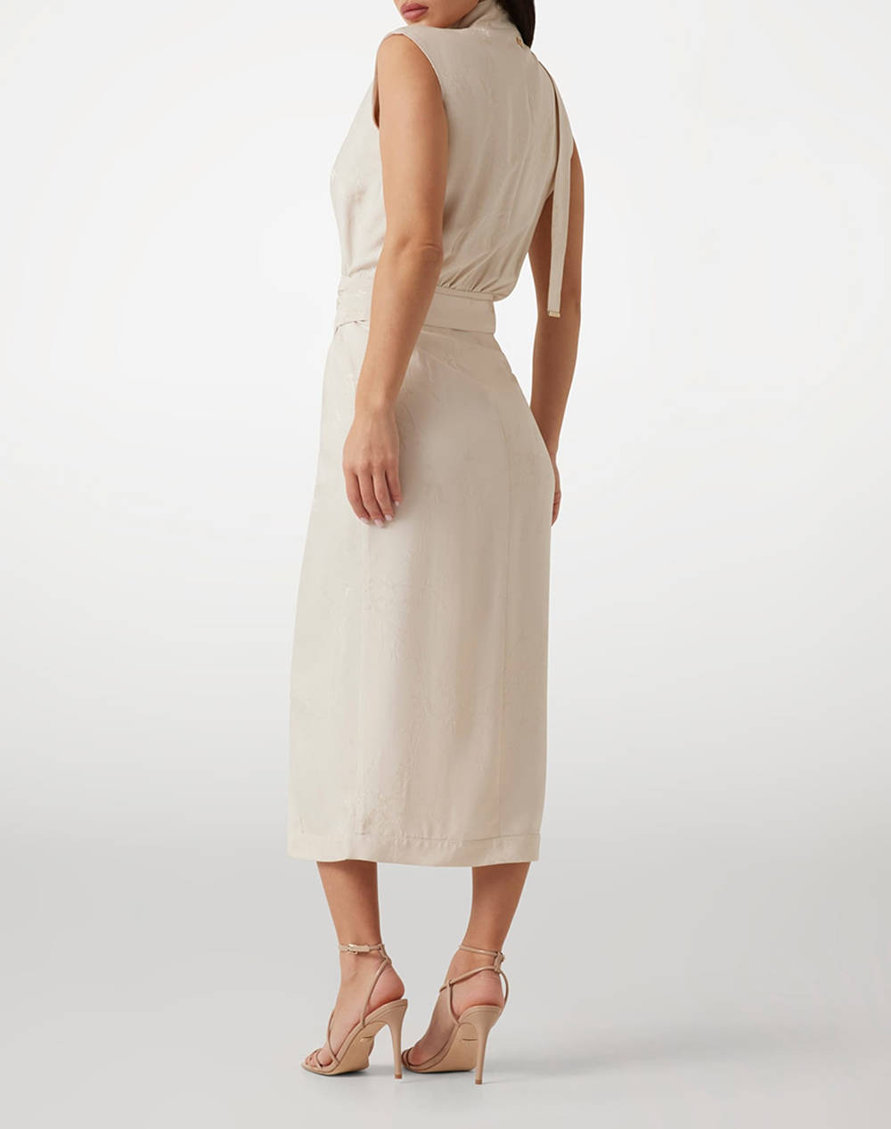 GUESS BY MARCIANO WHITNEY WRAP DRESS ΦΟΡΕΜΑ ΓΥΝΑΙΚΕΙΟ 5YGK557337A-F1CA OffWhite φωτογραφία