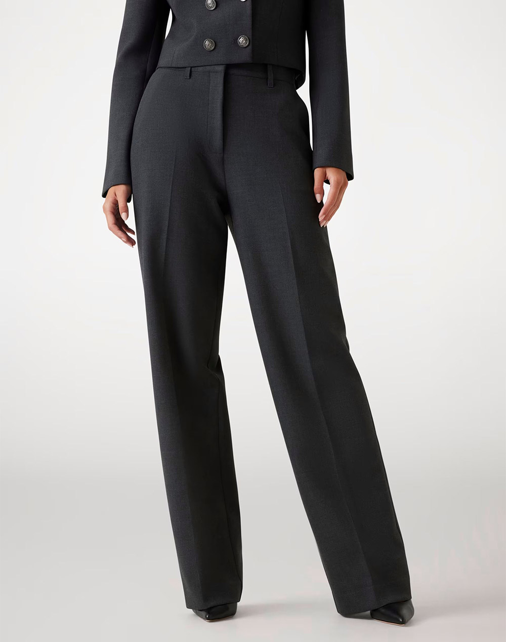 GUESS JOANDRA PERFECT PANT ΠΑΝΤΕΛΟΝΙ ΓΥΝΑΙΚΕΙΟ W5BB08W2402-G912 DarkGray
