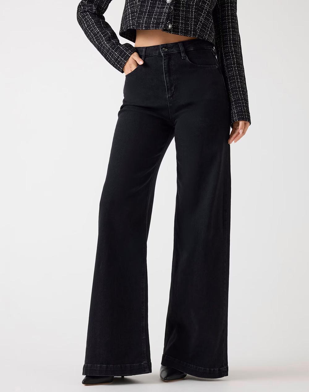 GUESS GUESS BELLAGIO ΠΑΝΤΕΛΟΝΙ ΓΥΝΑΙΚΕΙΟ W5BA1CD0711-C4BK DenimBlack