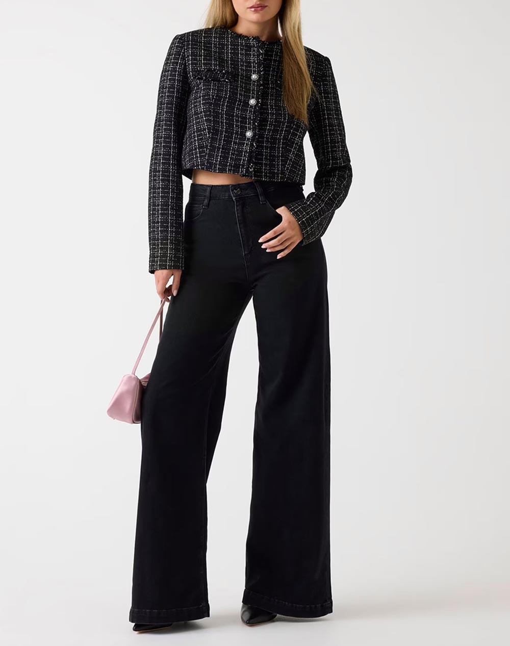 GUESS BELLAGIO ΠΑΝΤΕΛΟΝΙ ΓΥΝΑΙΚΕΙΟ W5BA1CD0711-C4BK DenimBlack φωτογραφία