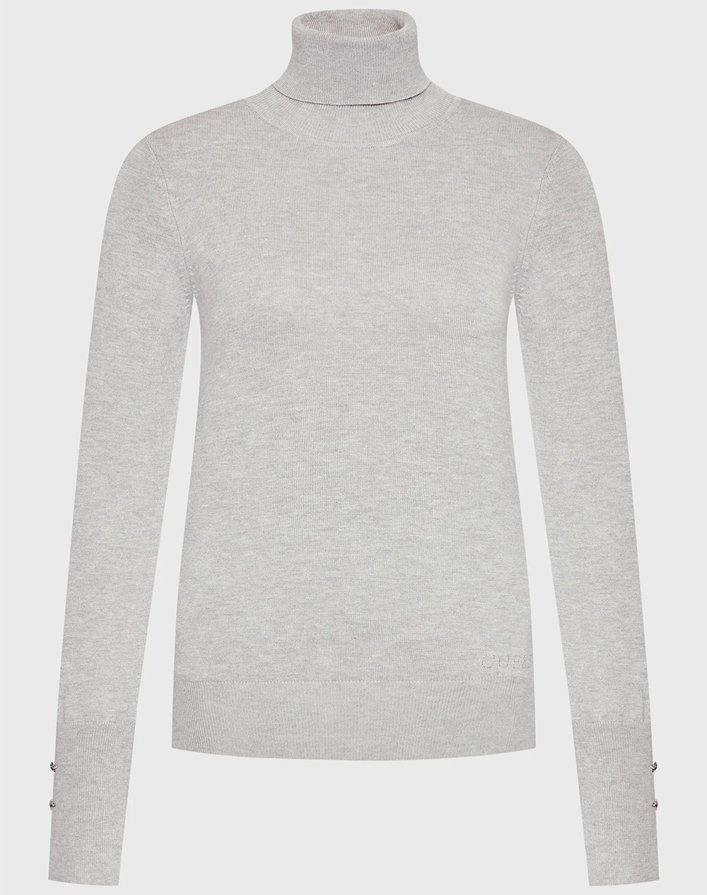 GUESS PAULE TN LS SWEATER ΠΛΕΚΤΟ ΓΥΝΑΙΚΕΙΟ W2BR53Z2V62-H9C9 LightGray