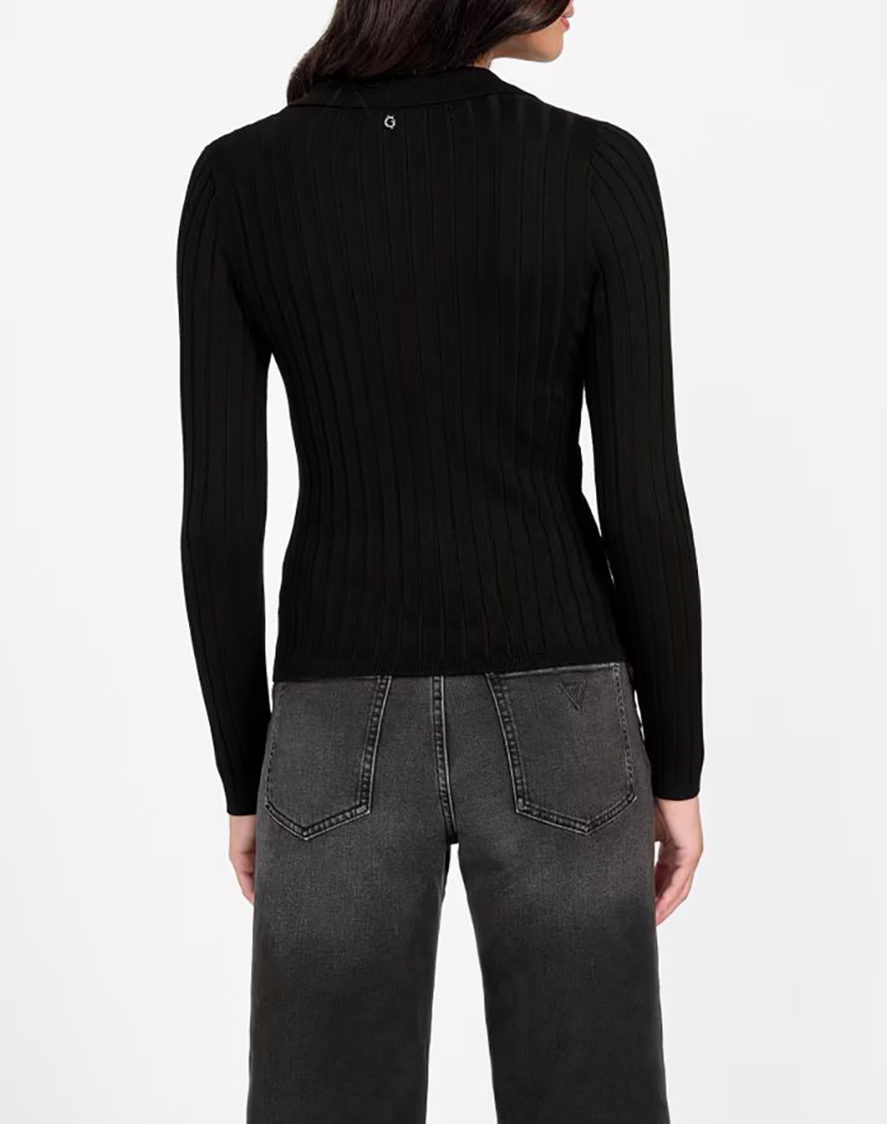 GUESS LS VN RIB MIRANDA SWTR ΠΛΕΚΤΟ ΓΥΝΑΙΚΕΙΟ W5BR51Z2YK2-JBLK Black φωτογραφία
