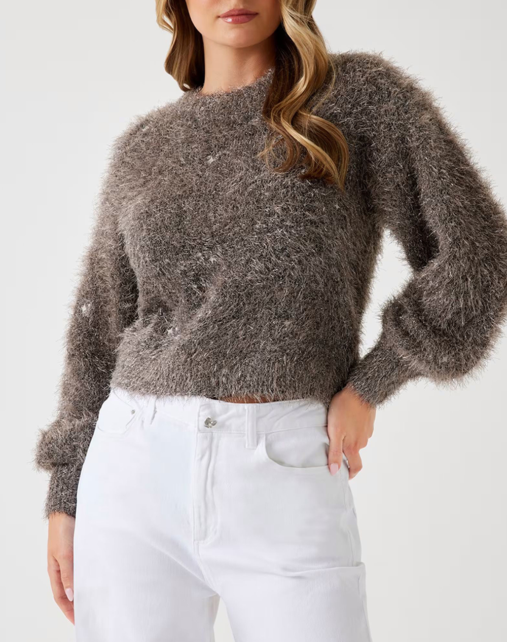 GUESS LS CN KIRA LUREX MIX SWTR ΠΛΕΚΤΟ ΓΥΝΑΙΚΕΙΟ W5BR97Z4030-F14Z Mixed