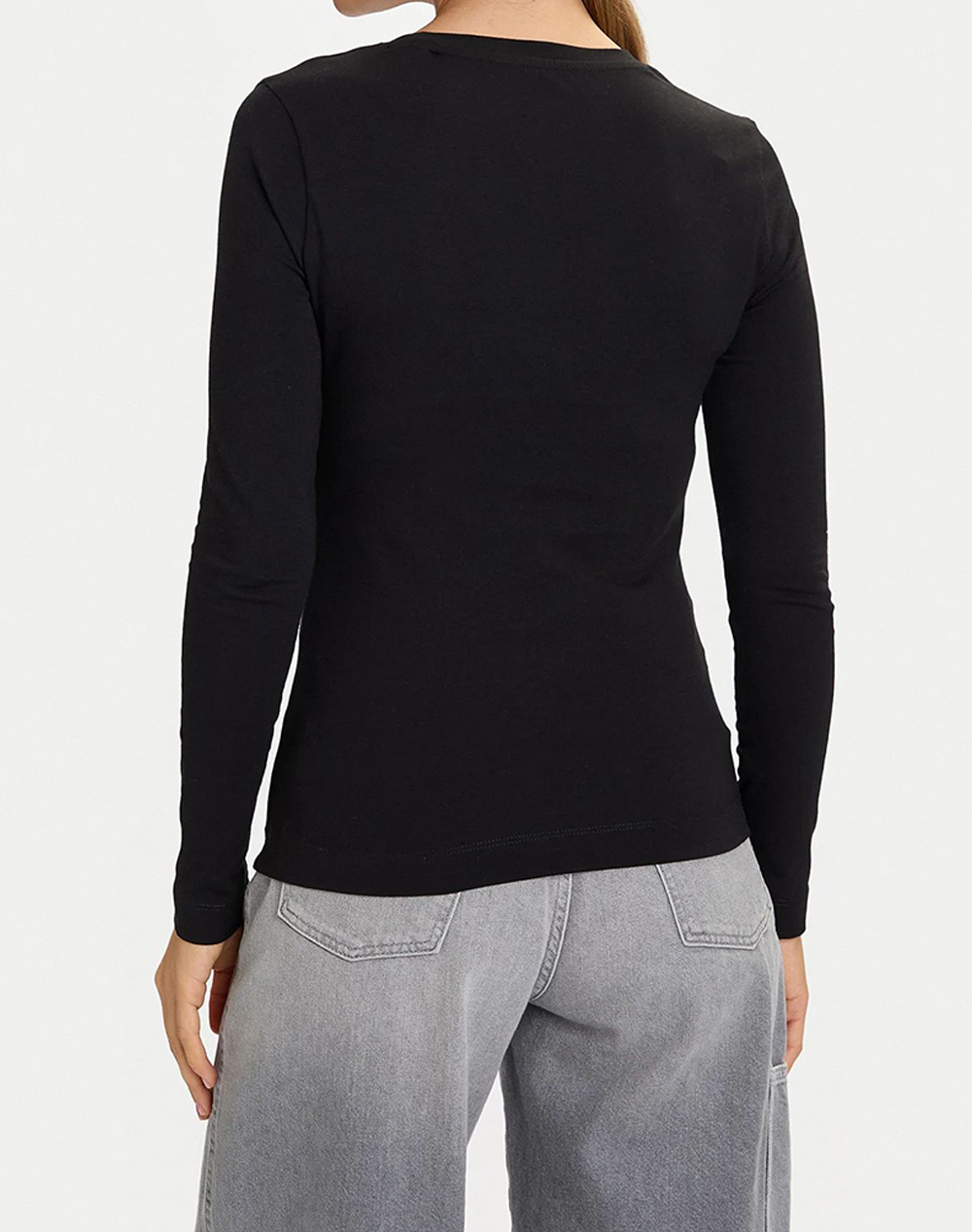 GUESS LS CN PEONY TRIANGLE TEE ΜΠΛΟΥΖΑ ΓΥΝΑΙΚΕΙΟ W5BI74J1314-JBLK Black φωτογραφία