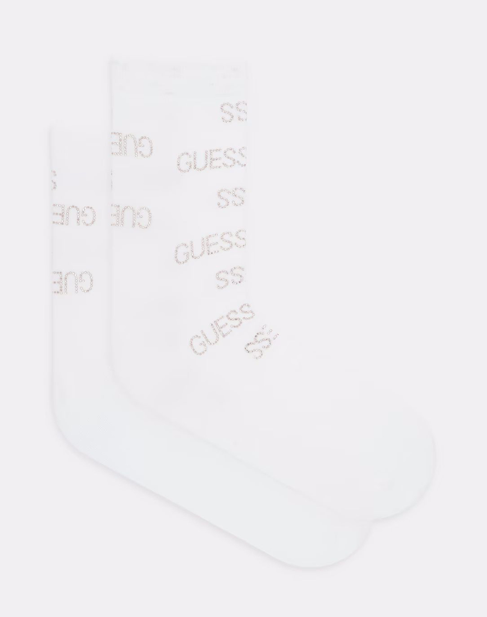GUESS SINGLE SOCK ALLOVER GUESS RHIN ΚΑΛΤΣΕΣ ΓΥΝΑΙΚΕΙΟ O5BY01KBZU0-G018 OffWhite