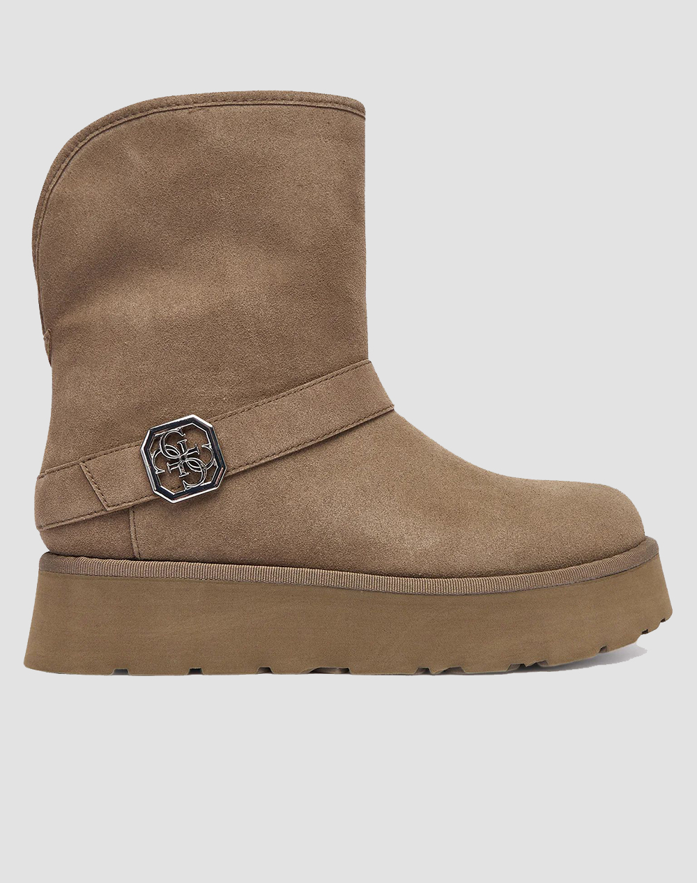 GUESS DOLSAY ΠΑΠΟΥΤΣΙ ΓΥΝΑΙΚΕΙΟ FLFDOLESU10-GREEN Khaki