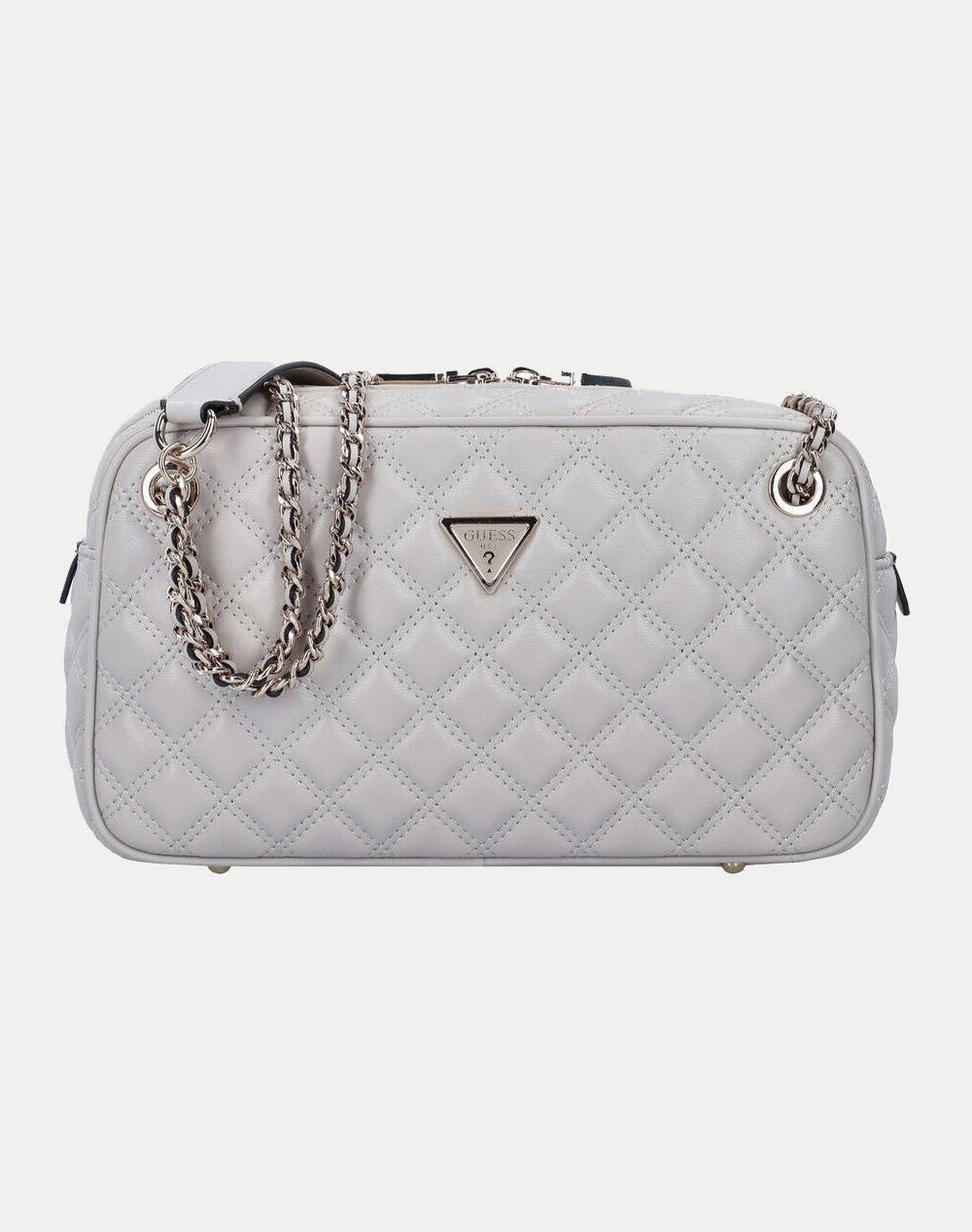 GUESS GIULLY II SHOULDER SATCHEL ΤΣΑΝΤΑ ΓΥΝΑΙΚΕΙΟ HWQG9673080-TAU Ecru