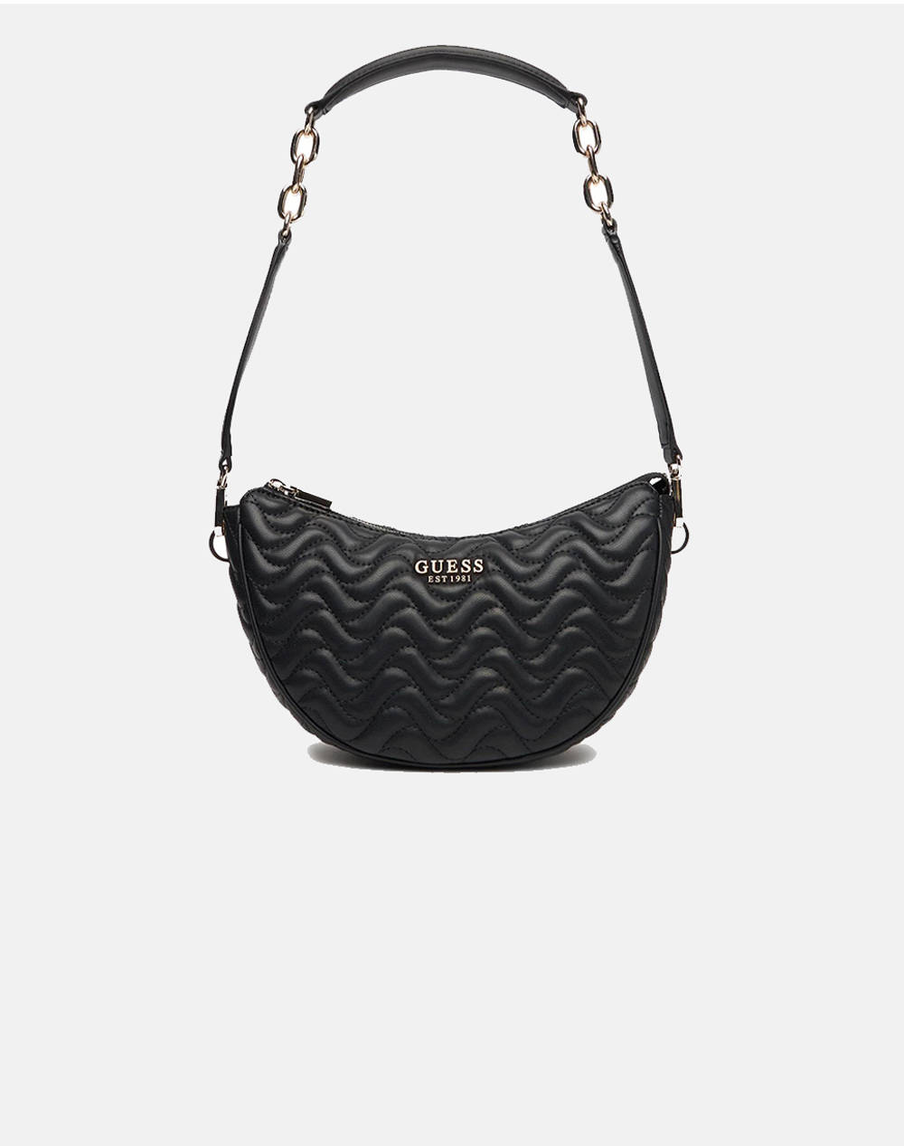 GUESS MELISANDRA TOP ZIP SHLDR BAG ΤΣΑΝΤΑ ΓΥΝΑΙΚΕΙΟ (Διαστάσεις: 25 x 15 x 9εκ.) HWQG9653180-BLA Black