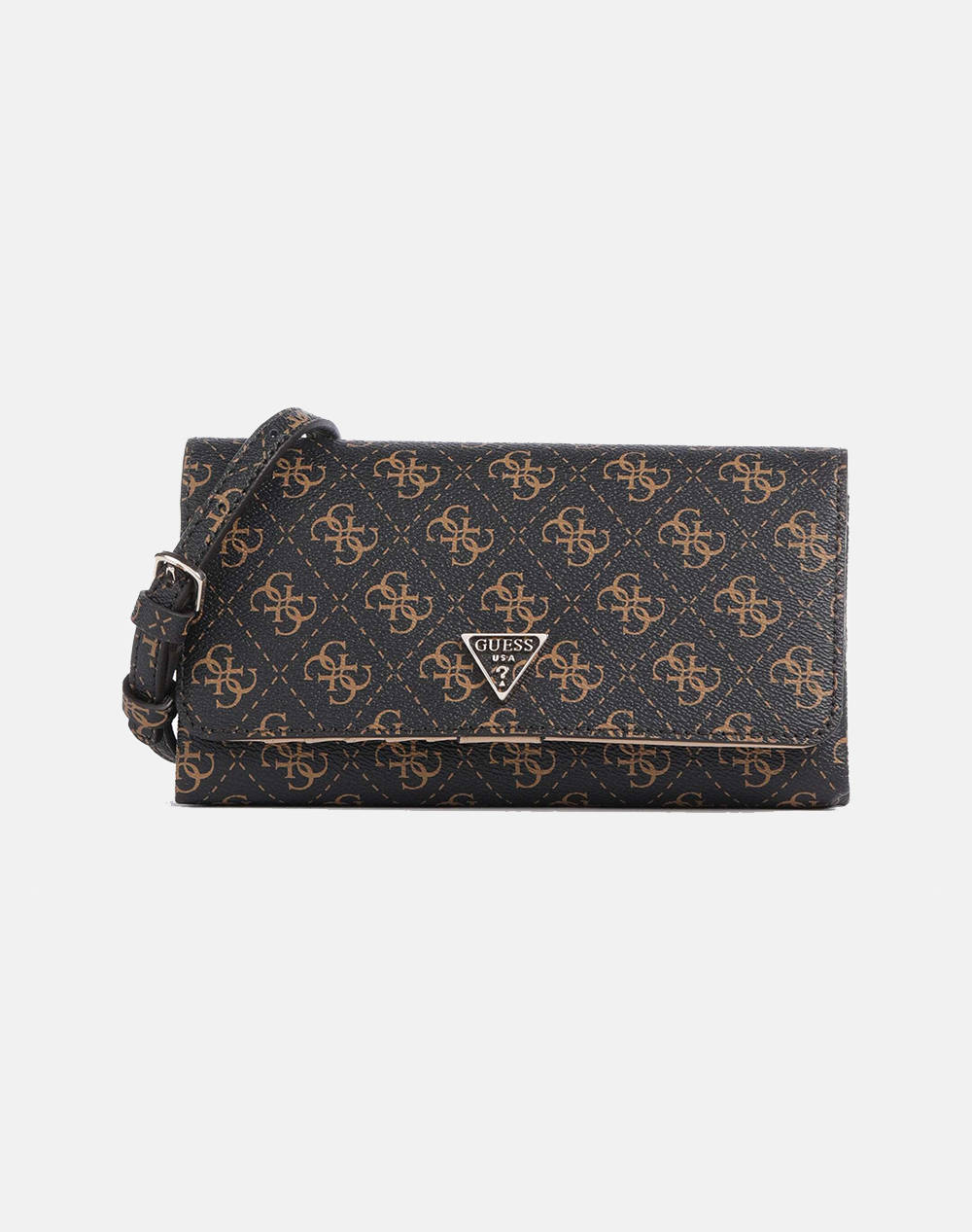 GUESS NOELLE II XBODY FLAP ORGANIZER ΤΣΑΝΤΑ ΓΥΝΑΙΚΕΙΟ (Διαστάσεις: 21 x 11 x 3.5εκ.) HWQG9672750-BNL Brown