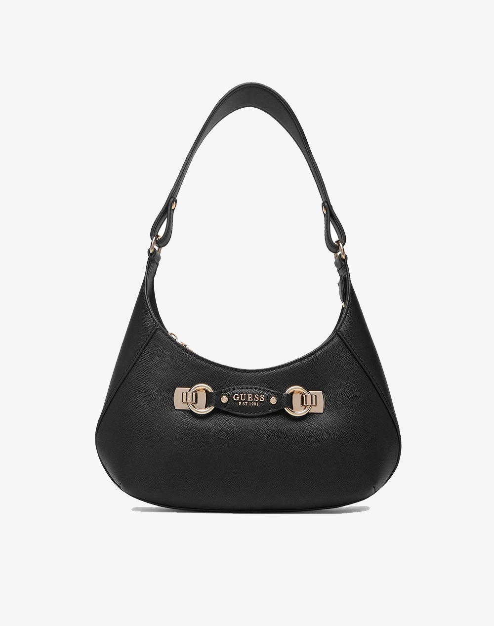 GUESS MIMINA TOP ZIP SHOULDER BAG ΤΣΑΝΤΑ ΓΥΝΑΙΚΕΙΟ HWBG8015180-BLA Black