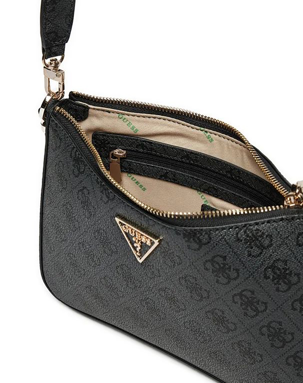 GUESS ECO ERICA TOP ZIP SHOULDER BAG ΤΣΑΝΤΑ ΓΥΝΑΙΚΕΙΟ HWESG951018-CLO DarkSlateGrey φωτογραφία