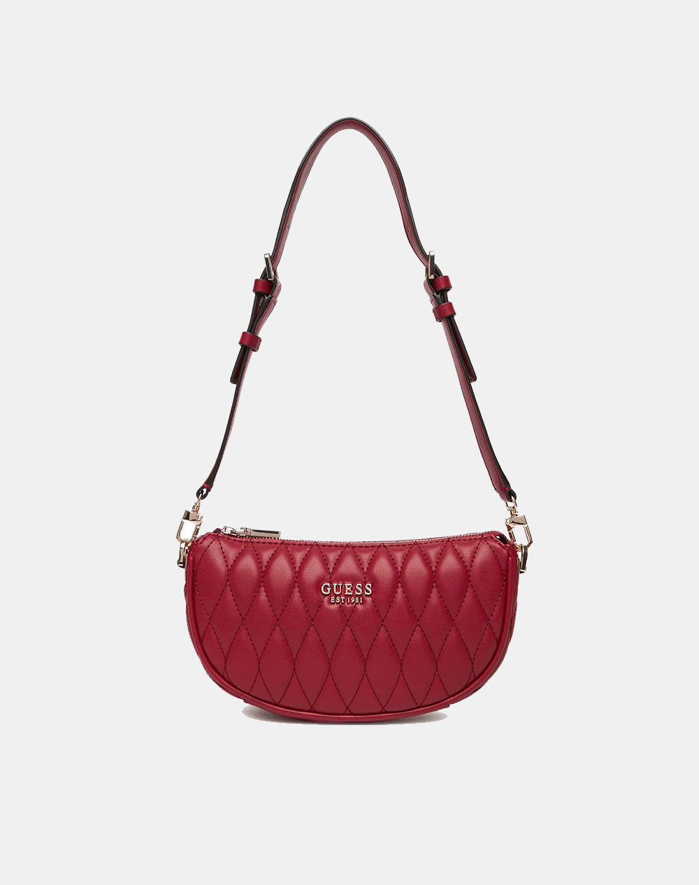 GUESS VALLA MINI TOP ZIP SHLDR BAG ΤΣΑΝΤΑ ΓΥΝΑΙΚΕΙΟ HWQG8122720-RED Red