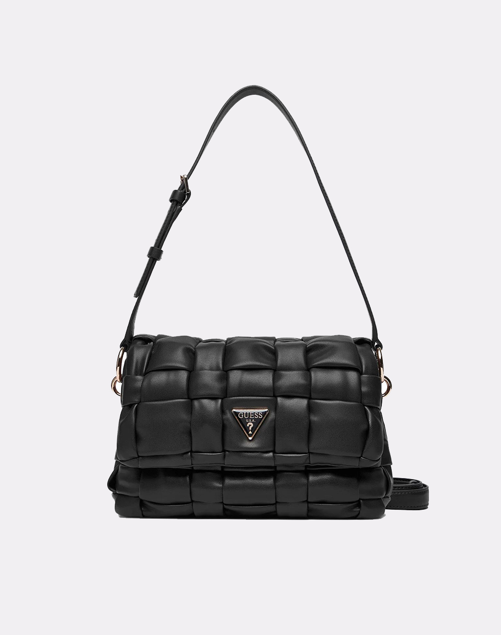 GUESS MARION FLAP SHOULDER BAG ΤΣΑΝΤΑ ΓΥΝΑΙΚΕΙΟ HWWG8072190-BLA Black
