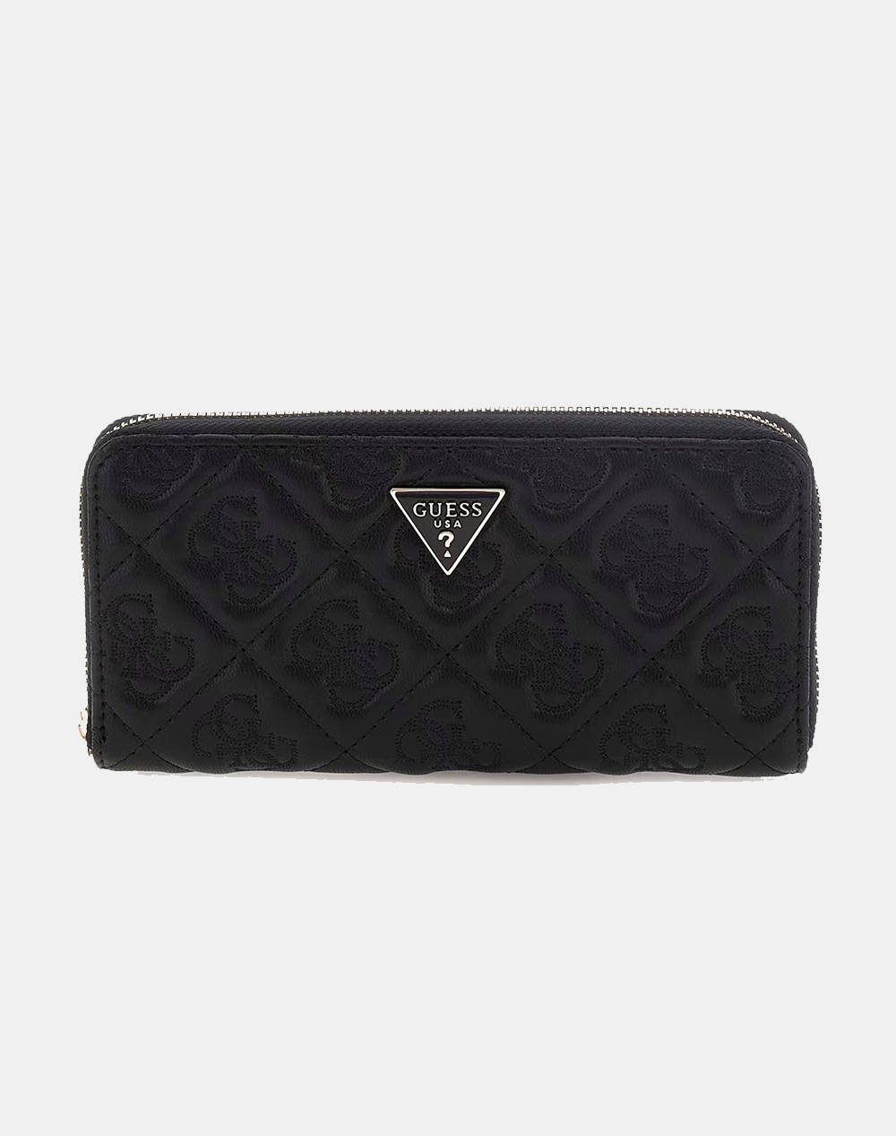 GUESS GUESS ADELASIA SLG LARGE ZIP AROUND ΑΞΕΣΟΥΑΡ ΓΥΝΑΙΚΕΙΟ (Διαστάσεις: 21 x 10 x 2εκ.) SWQL9658146-BLA Black