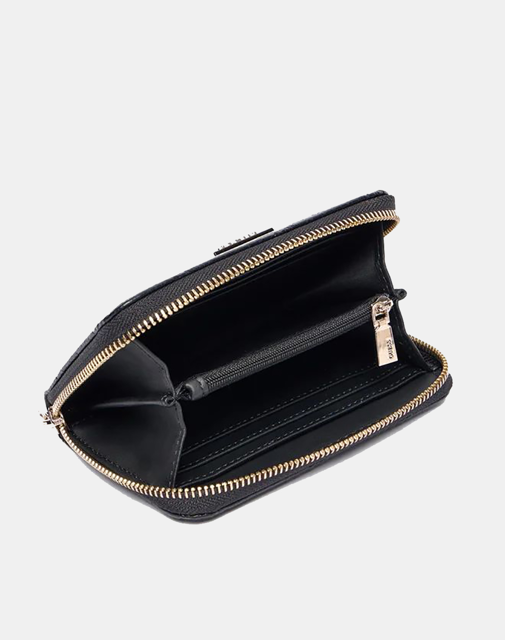 GUESS CRESIDIA II SLG MED ZIP AROUND ΠΟΡΤΟΦΟΛΙ ΓΥΝΑΙΚΕΙΟ SWPD9888140-BLO TotalBlack φωτογραφία