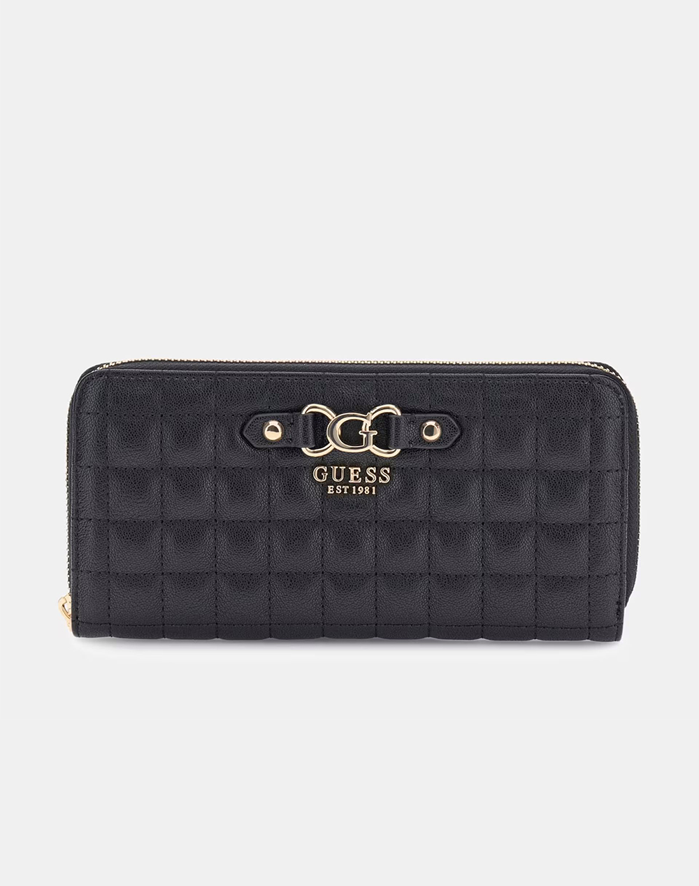 GUESS GUESS NADIRA SLG LARGE ZIP AROUND ΠΟΡΤΟΦΟΛΙ ΓΥΝΑΙΚΕΙΟ SWQG8424146-BLA Black