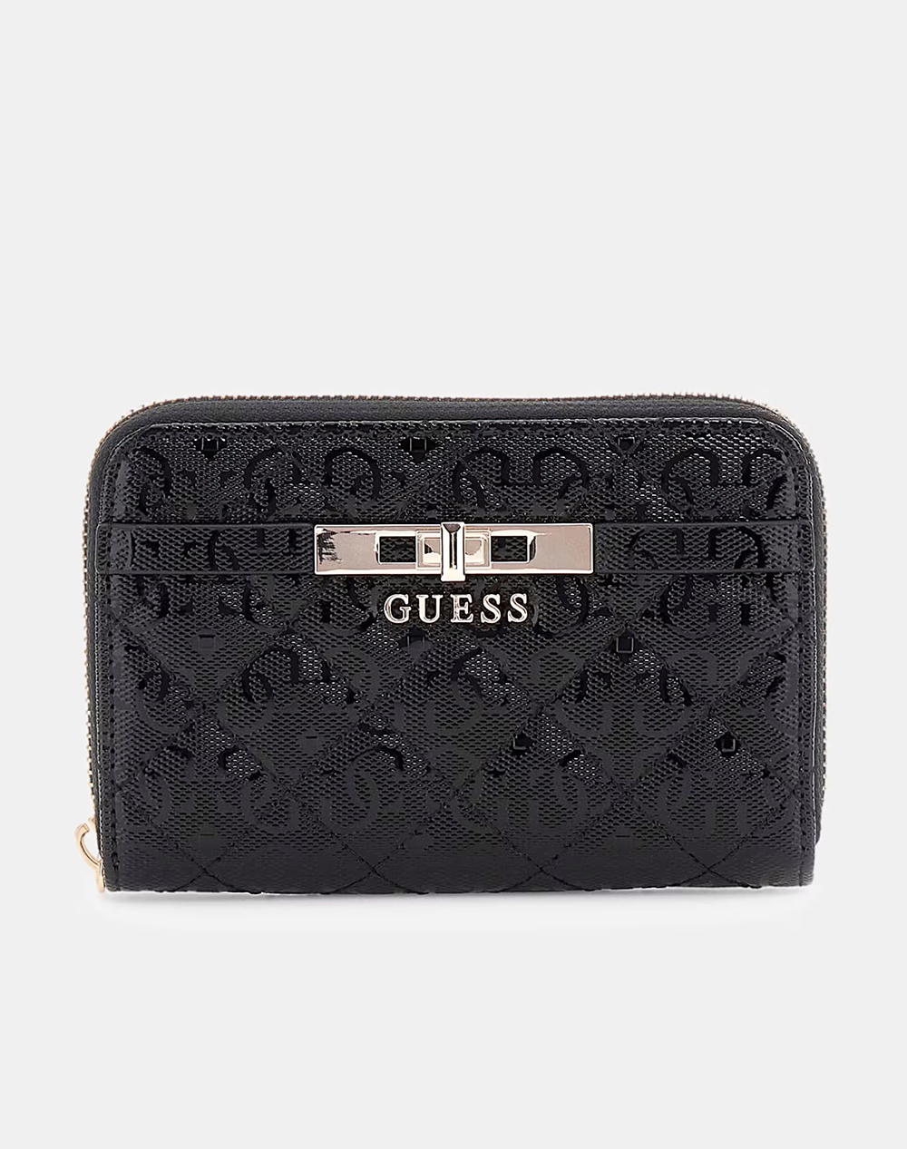 GUESS IDRA SLG MEDIUM ZIP AROUND ΠΟΡΤΟΦΟΛΙ ΓΥΝΑΙΚΕΙΟ SWGG8157140-BLA Black