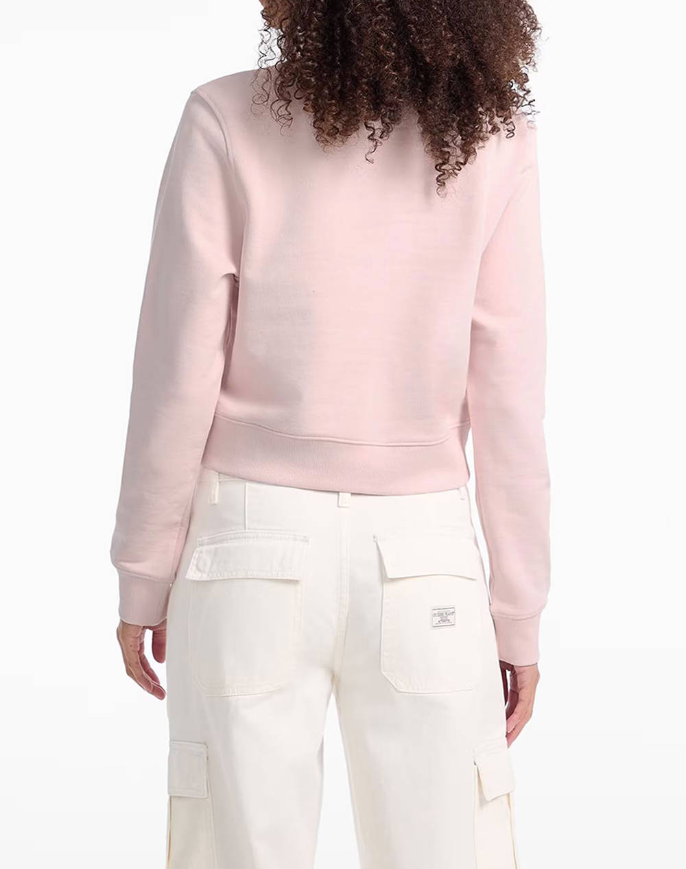 GUESS JEANS GJ CN CROPPED FLOWER SWEAT ΦΟΥΤΕΡ ΓΥΝΑΙΚΕΙΟ W5YQ15K68I4-A61U LightPink φωτογραφία