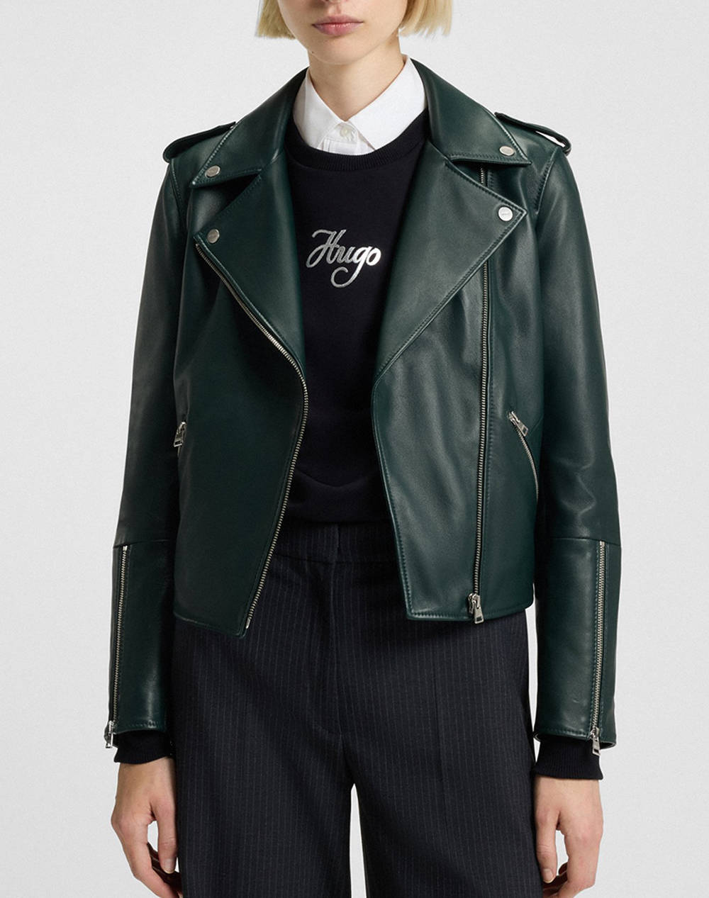 HUGO Lujana 10272243 02 50551255-305 DarkGreen