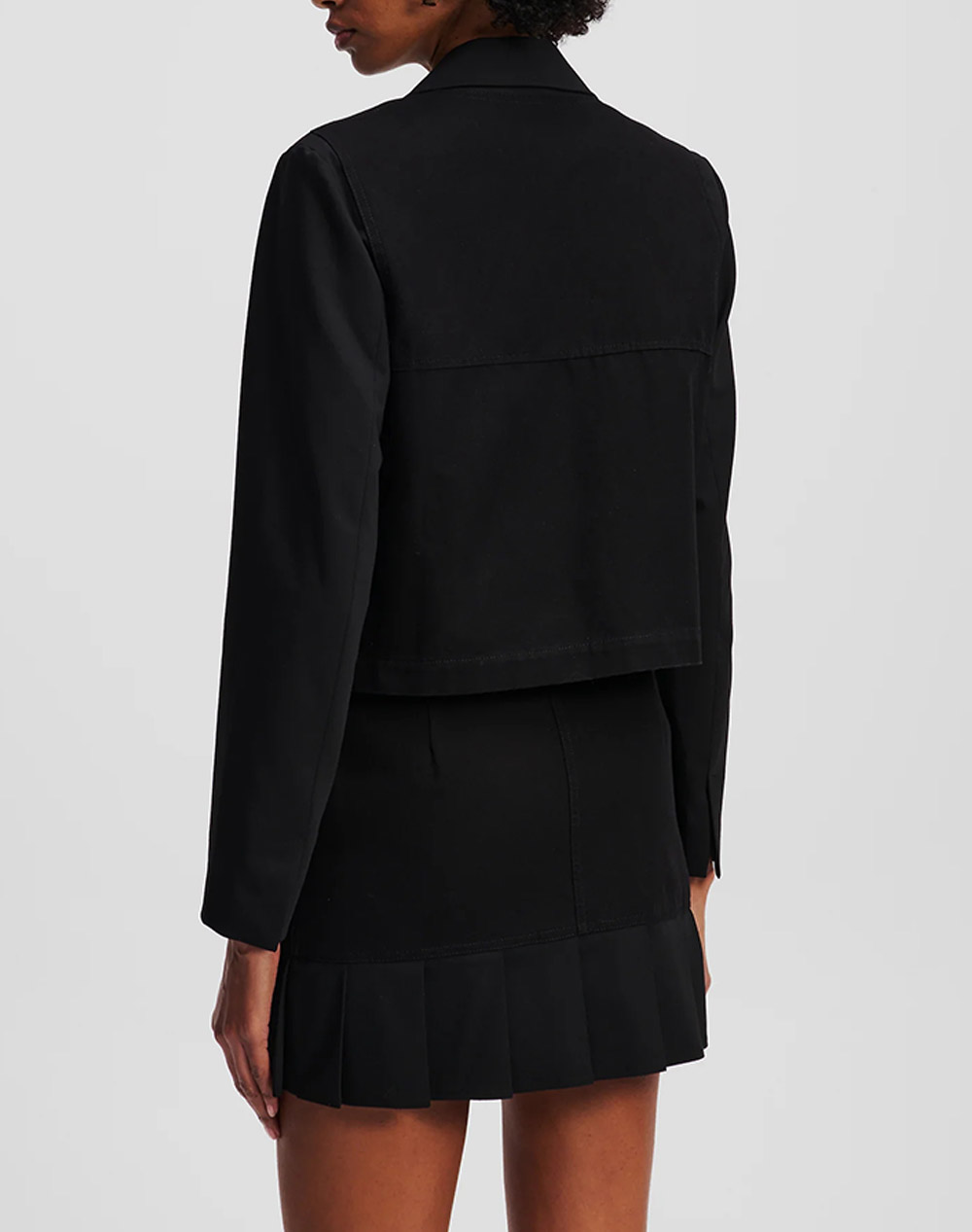 KARL LAGERFELD JEANS KLJ UTILITY BLAZER A3W14019-999 Black φωτογραφία