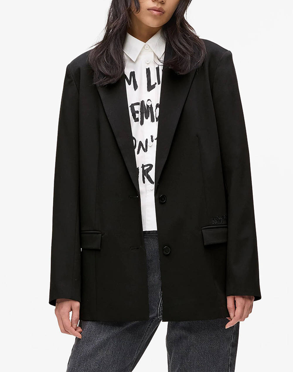 KARL LAGERFELD JEANS KARL LAGERFELD JEANS KLJ KARL BLAZER A4W14022-999 Black