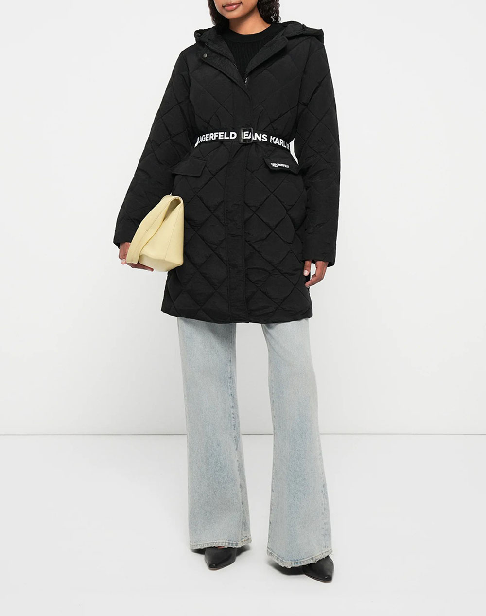 KARL LAGERFELD JEANS KARL LAGERFELD JEANS KLJ LIGHT PADDED COAT A4W15054-999 Black - 3