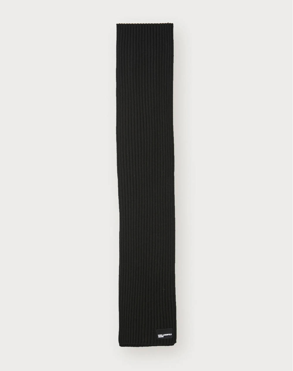 KARL LAGERFELD JEANS KARL LAGERFELD JEANS KLJ PATCH LOGO SCARF A4W33084-999 Black
