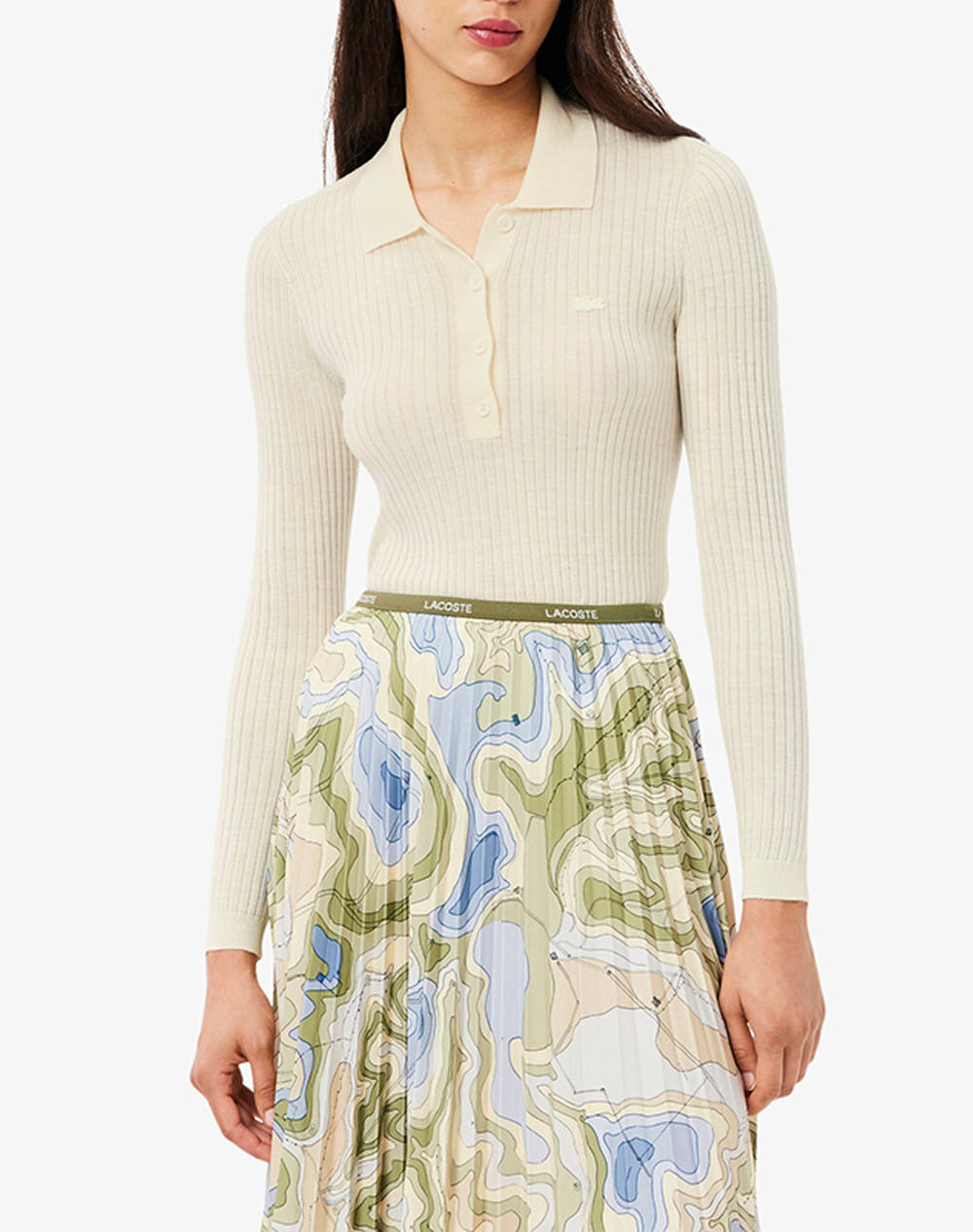 LACOSTE ΠΟΥΛΟΒΕΡ ΜΜ SWEATERS 3AF4006-70V OffWhite