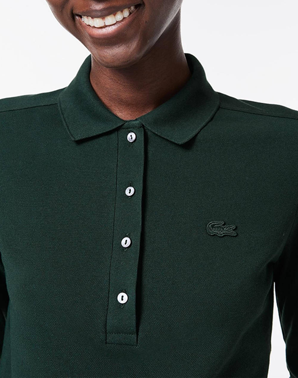 LACOSTE ΜΠΛΟΥΖΑ ΜΜ LONG SLEEVED RIBBED COLLAR SHIRT 3PF5464-YZP DarkGreen φωτογραφία