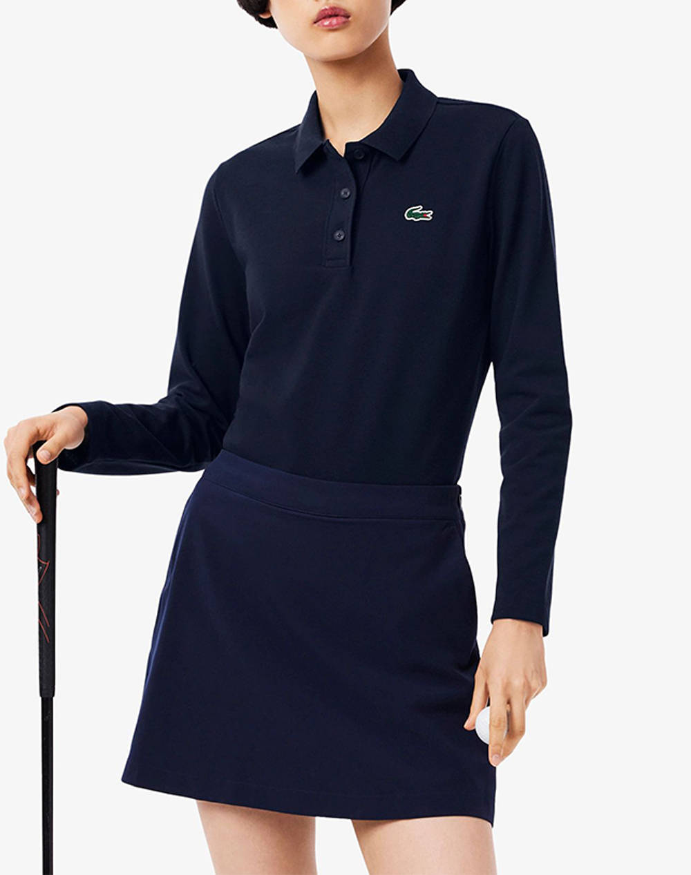 LACOSTE LACOSTE ΜΠΛΟΥΖΑ ΠΟΛΟ ΜΜ POLO LS 3PF4567-166 DarkBlue