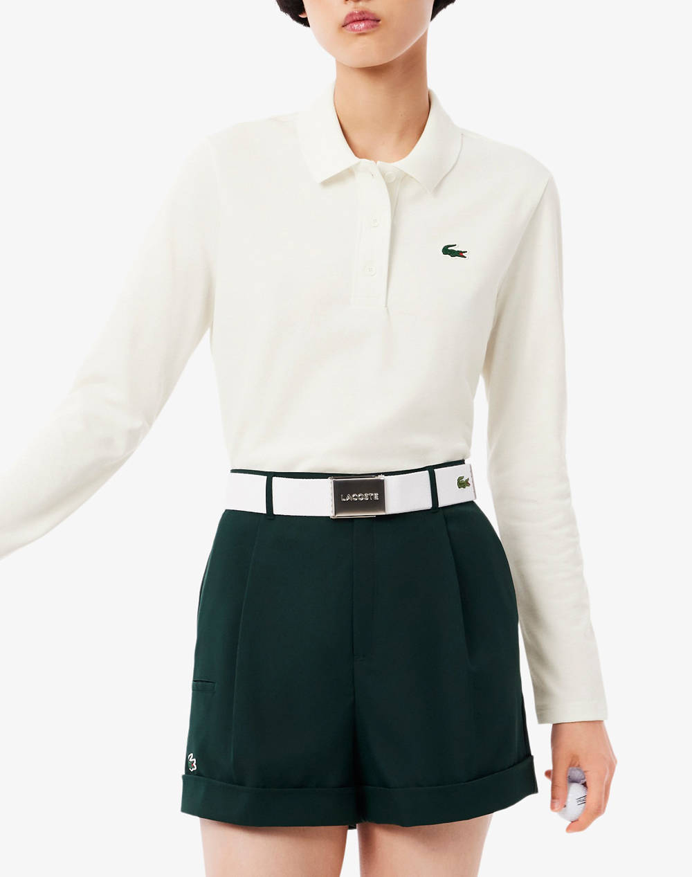 LACOSTE LACOSTE ΜΠΛΟΥΖΑ ΠΟΛΟ ΜΜ POLO LS 3PF4567-70V OffWhite