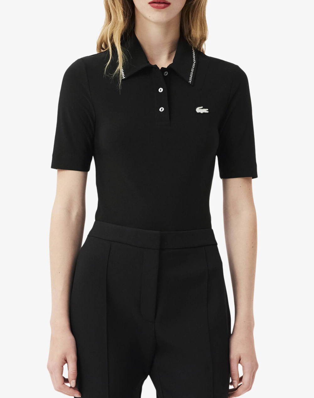 LACOSTE LACOSTE ΜΠΛΟΥΖΑ ΠΟΛΟ ΚΜ POLO SS 3DF6262-031 Black
