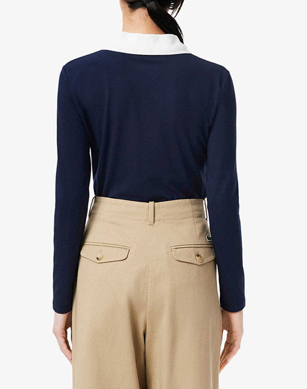 LACOSTE ΜΠΛΟΥΖΑ ΠΟΛΟ ΜΜ POLO LS 3DF7785-ZKG NavyBlue φωτογραφία