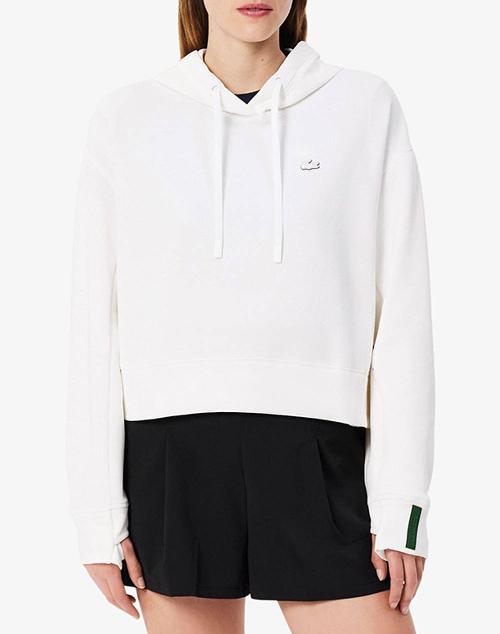 LACOSTE LACOSTE ΜΠΛΟΥΖΑ ΦΟΥΤΕΡ ΜΜ SWEATSHIRT 3SF0281-001 White