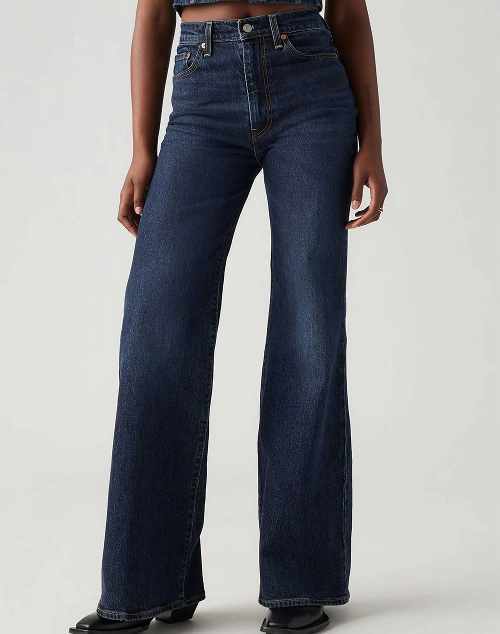 LEVIS RIBCAGE BELLS A7503-0008-0008 DenimBlue