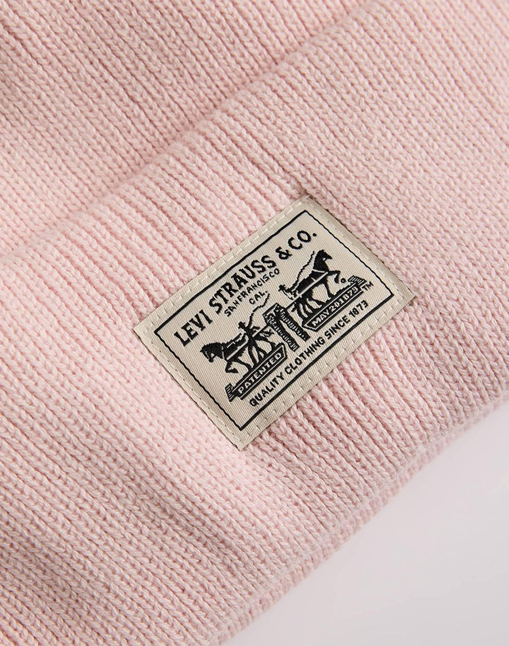 LEVIS WOMEN''S BACKPATCH BEANIE 000J7-0008-0008 LightPink φωτογραφία