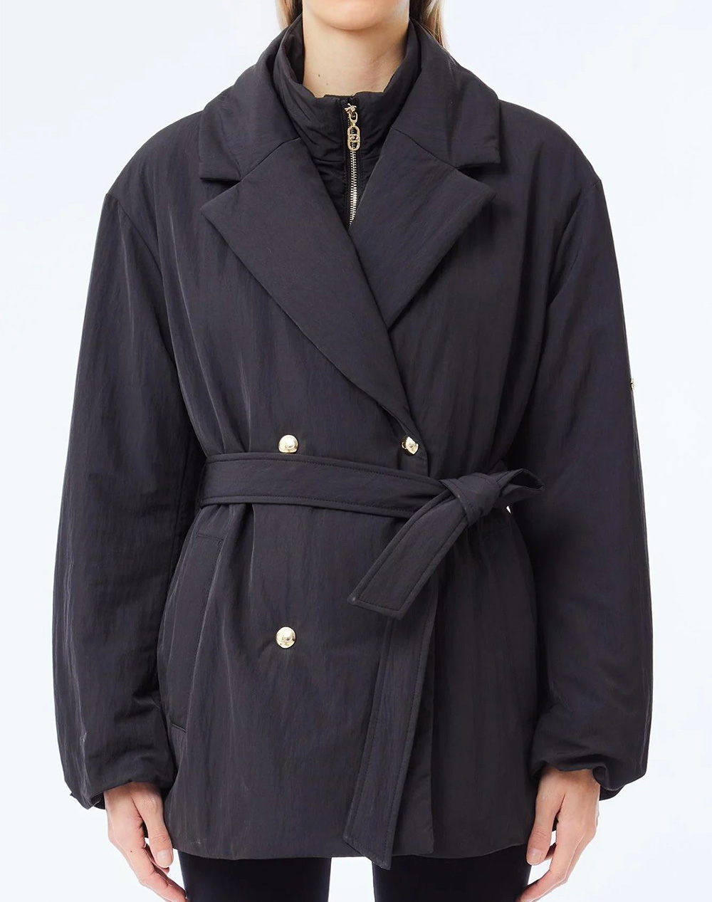 LIU JO SPORT_TF5C14_IMBOTTITO OVATTA CORTO ΜΠΟΥΦΑΝ ΓΥΝΑΙΚΕΙΟ TF5018T3767-22222 TotalBlack