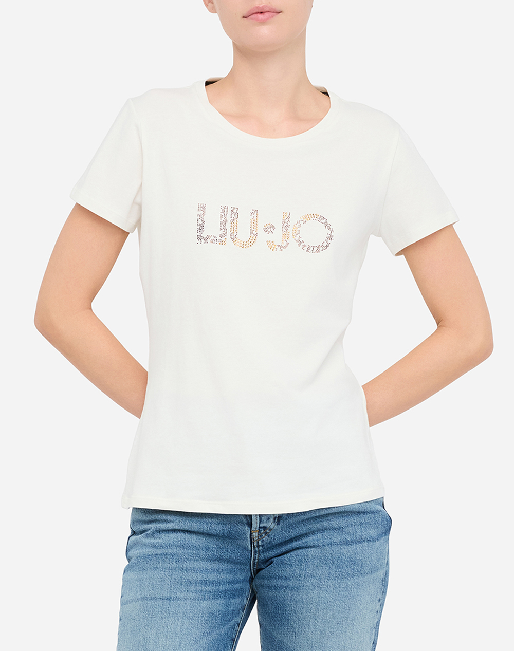 LIU JO SPORT_TF5J30_ECS T-SHIRT M/C ΜΠΛΟΥΖΑ ΓΥΝΑΙΚΕΙΟ TF5166JS003-09U35 OffWhite