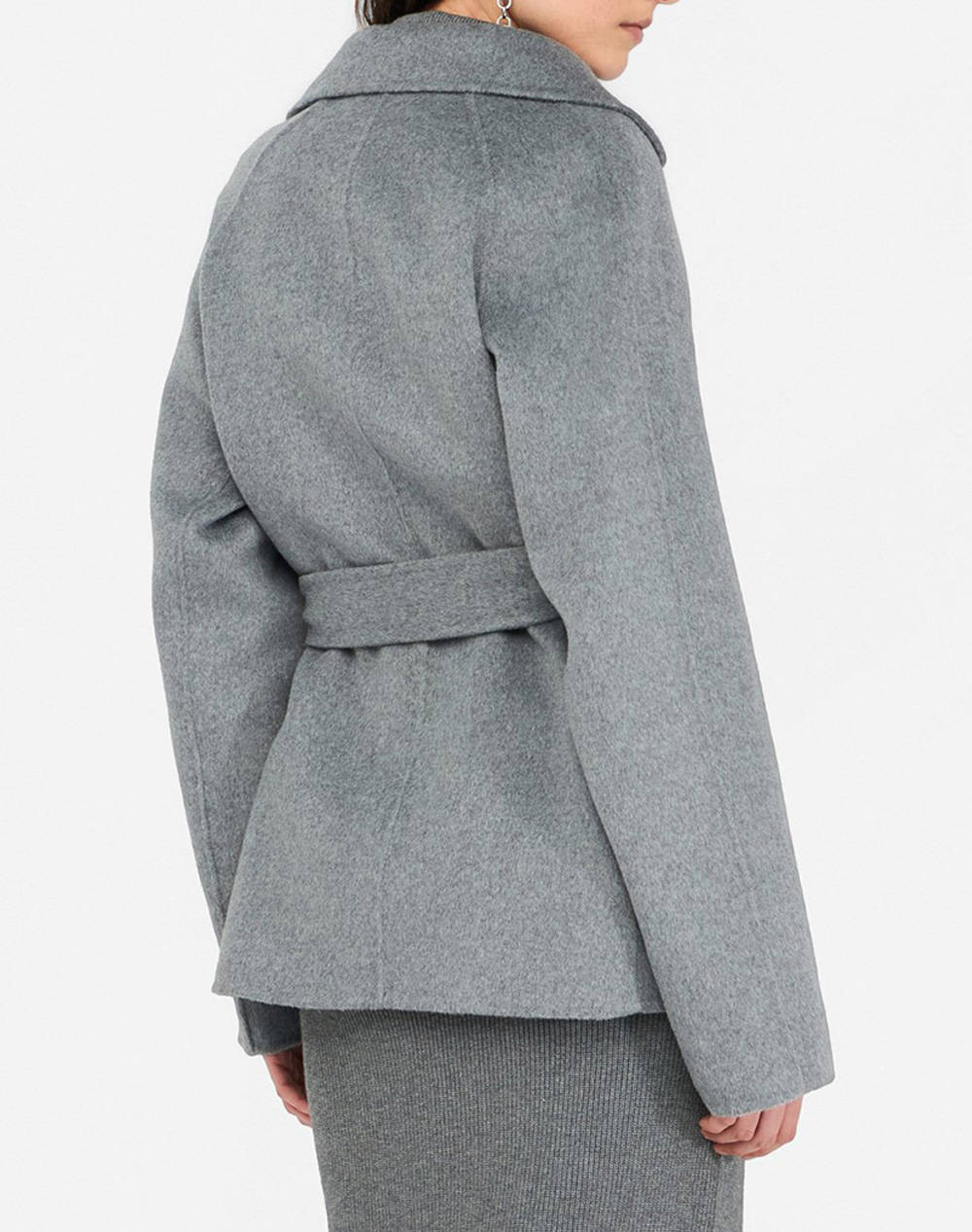 LIU JO BLACK_CF5C47_GIACCONE VESTAGLIA C/CINTURA ΠΑΛΤΟ ΓΥΝΑΙΚΕΙΟ CF5071T4627-03243 Gray φωτογραφία