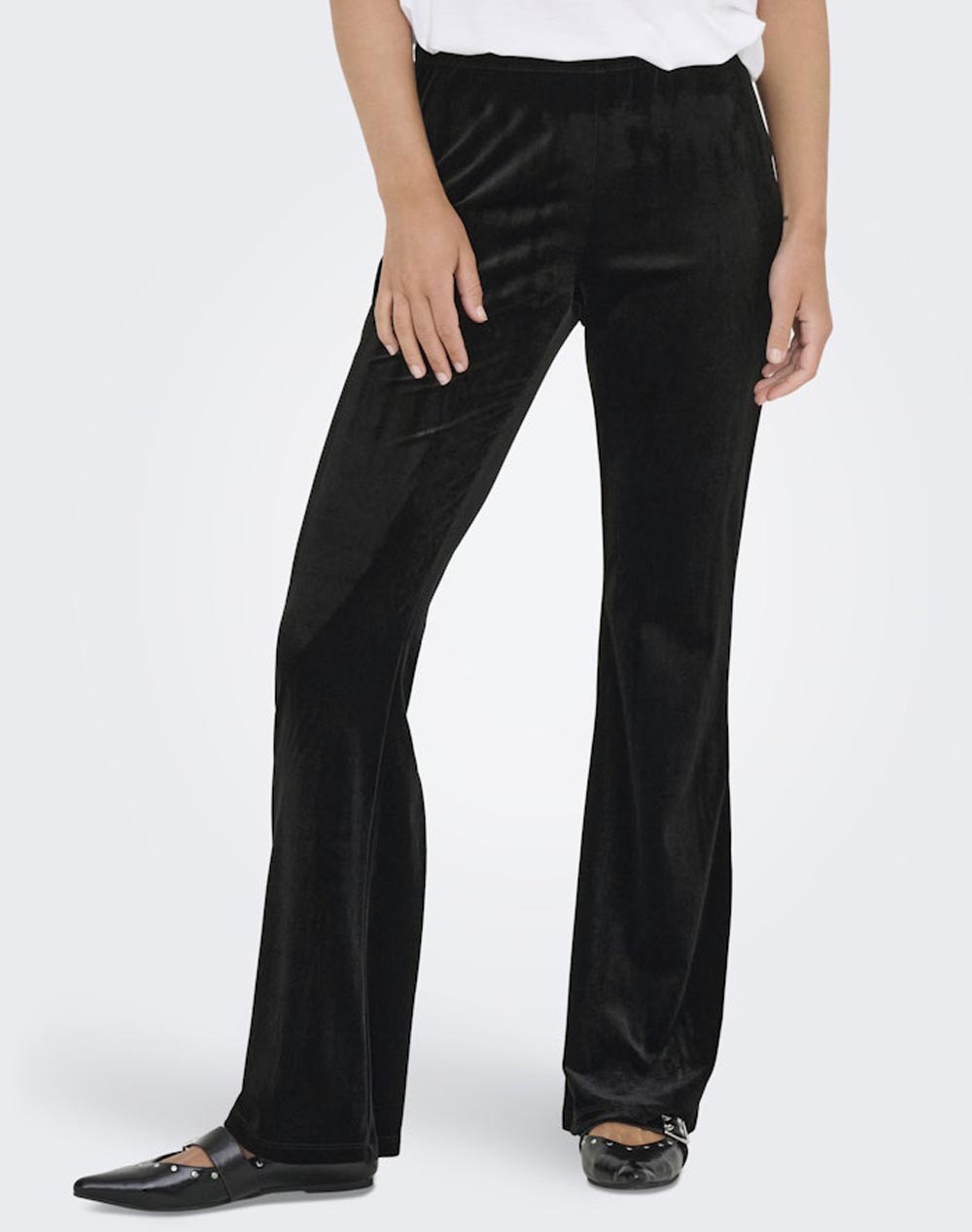 ONLY ONLSMOOTH FLARED PANT JRS 15360666-BLACK Black