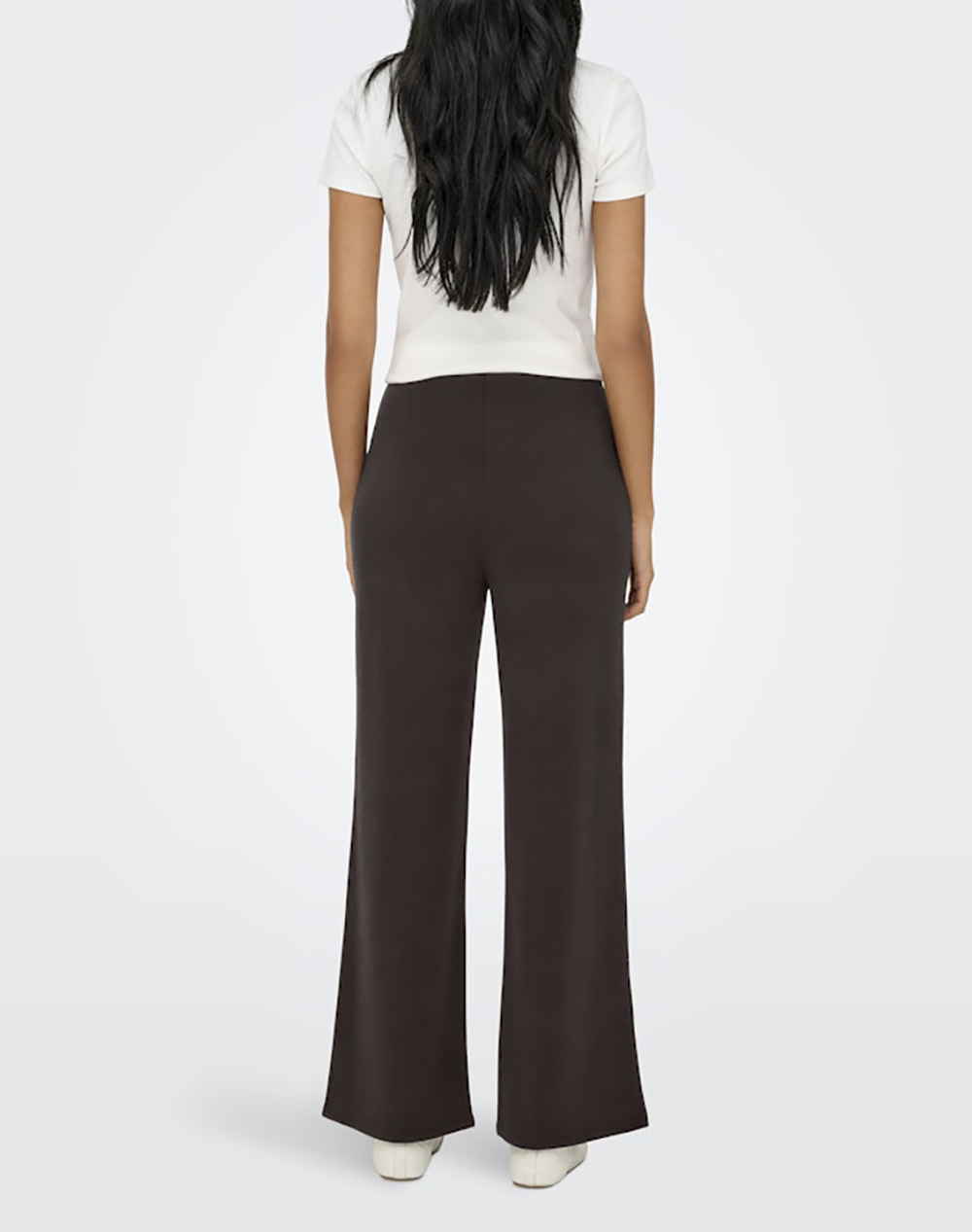 ONLY ONLKAYA LIFE WIDE PANTS JRS 15364783-Chocolate Torte DarkBrown φωτογραφία