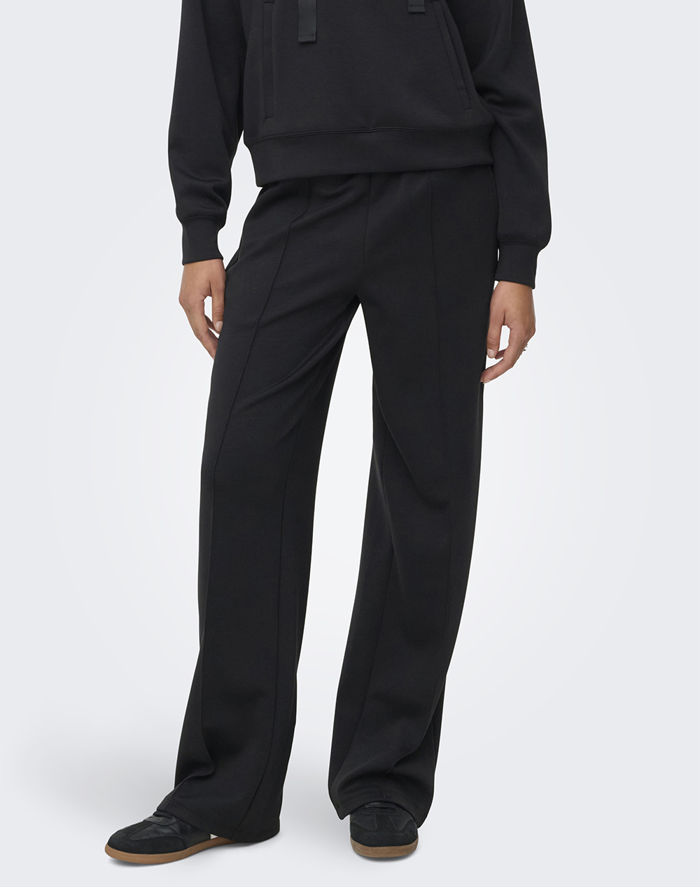 ONLY ONLALINA LIFE LEO STRING PANT SWT 15364554-BlackLeosateenstring Black