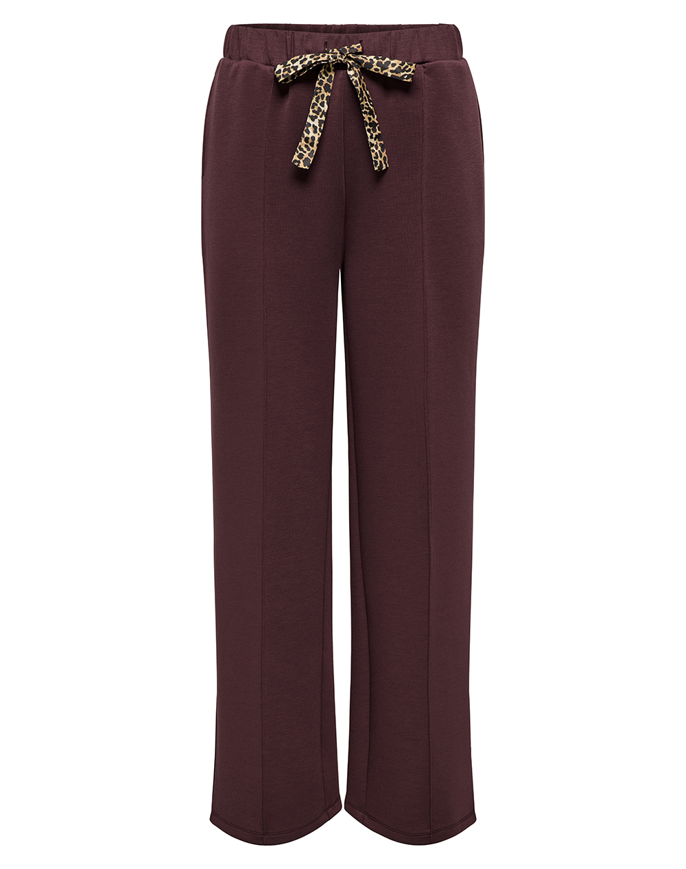 ONLY ONLALINA LIFE LEO STRING PANT SWT 15364554-Decadent ChocolateLeosateenstring Chocolate