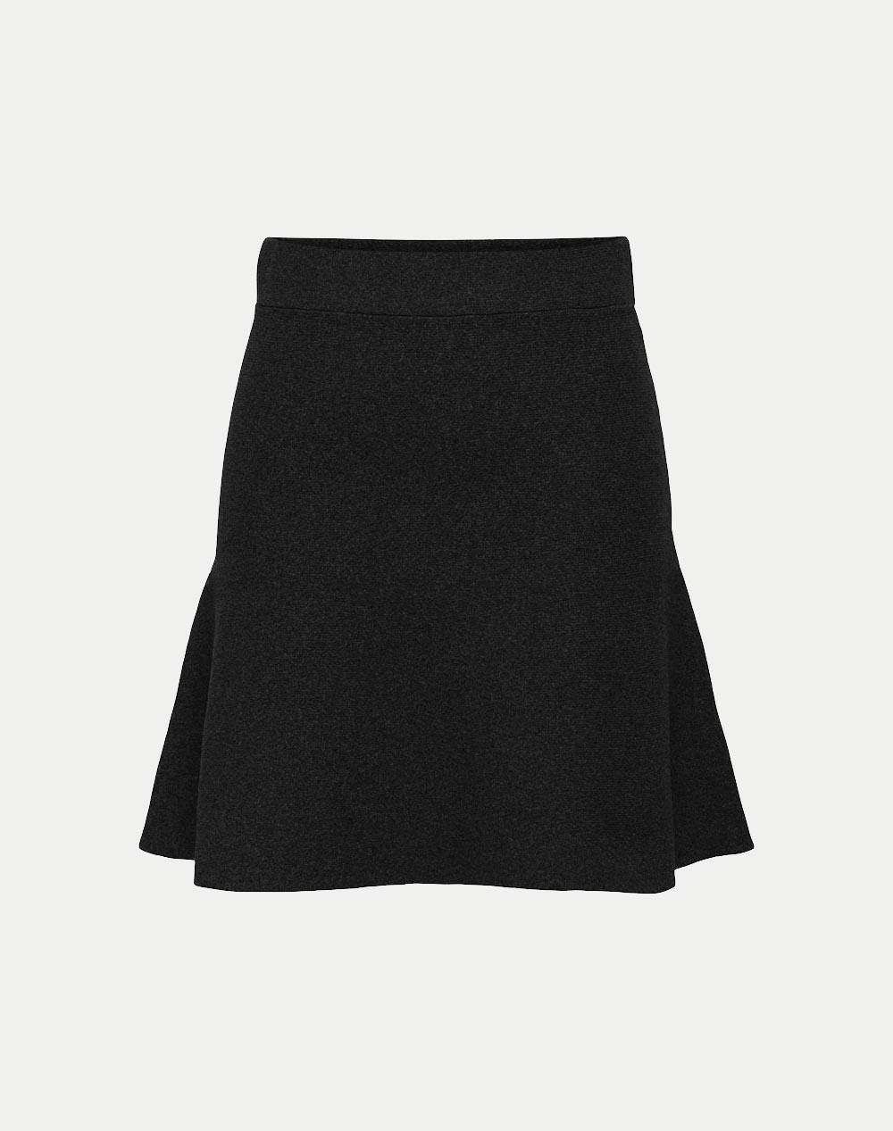 ONLY ONLAMA LIFE SKATER SKIRT CC KNT 15350442-BLACK Black