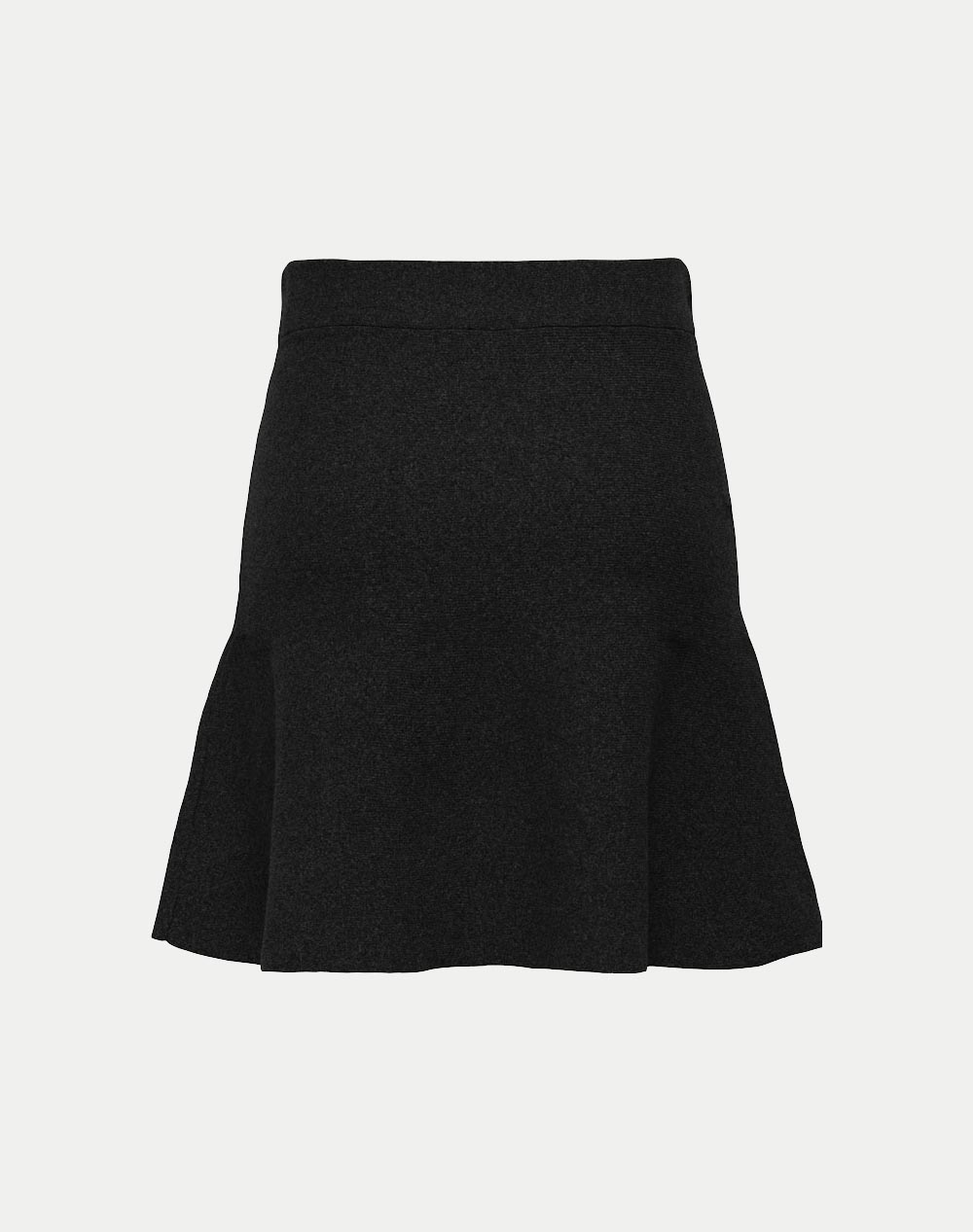 ONLY ONLY ONLAMA LIFE SKATER SKIRT CC KNT 15350442-BLACK Black - 2