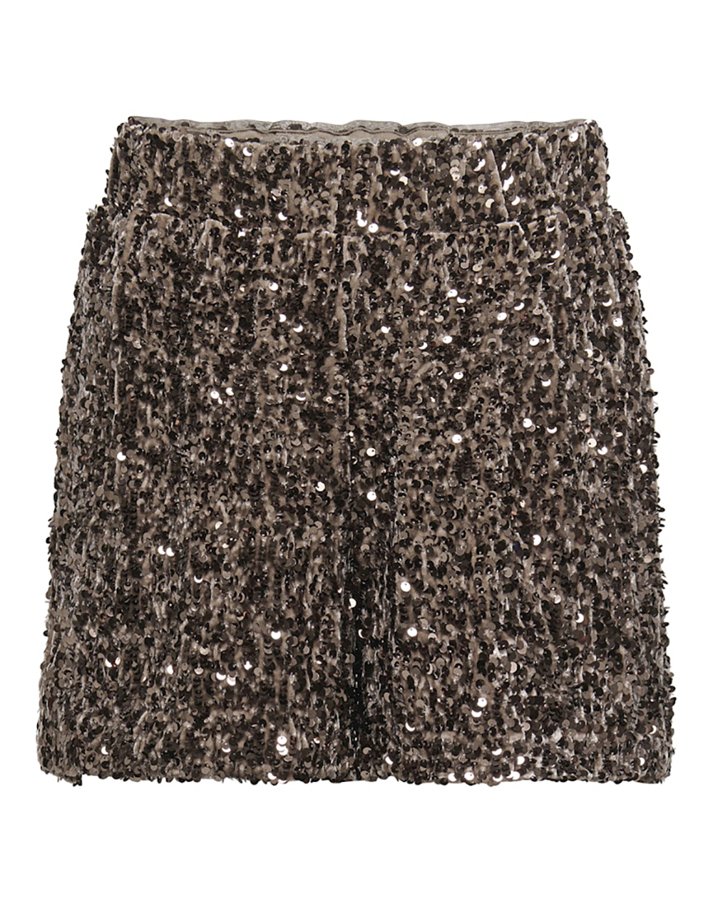 ONLY ONLCONFIDENCE NEW SEQUINS SHORTS JRS 15360164-Mountain TrailMountaintrailsequins Brown φωτογραφία