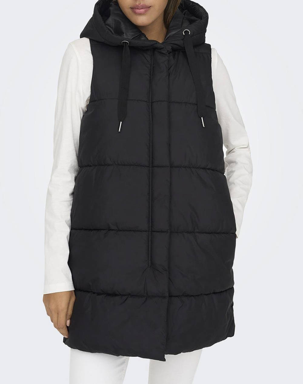 ONLY ONLY ONLASTA PUFFER WAISTCOAT CC LIFE OTW 15300256-BLACK Black