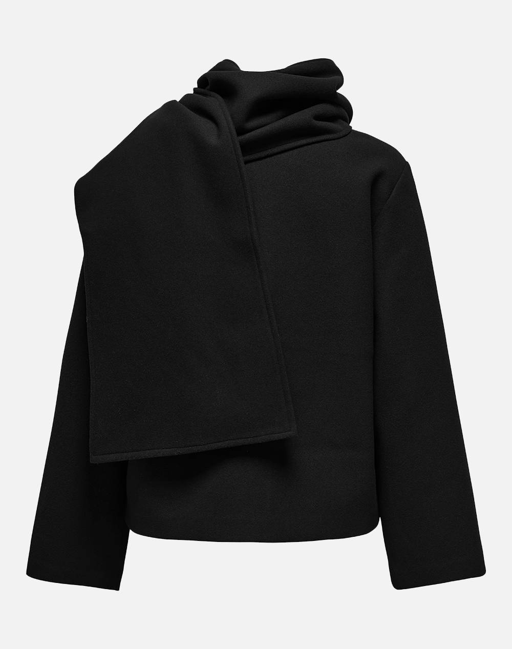 ONLY ONLELBA LIFE SCARF JACKET CC OTW 15348931-Blackw.RoseLining Black