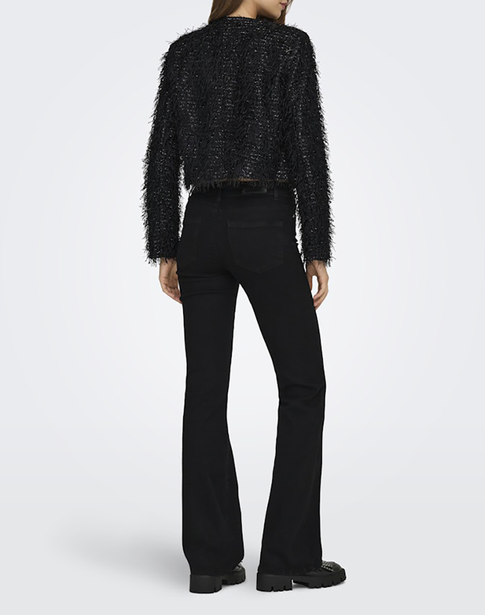 ONLY ONLLISE SHORT JACKET OTW 15360581-BLACK Black φωτογραφία